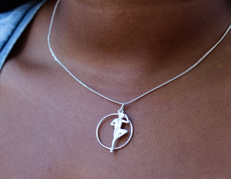 Dance Jewelry, Dance Recital Gift, Tap Dancer Necklace, Tap Dancer