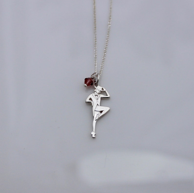 Tap Shoe Dance Jewelry Tap Dancer Charm Necklace Sterling Etsy UK