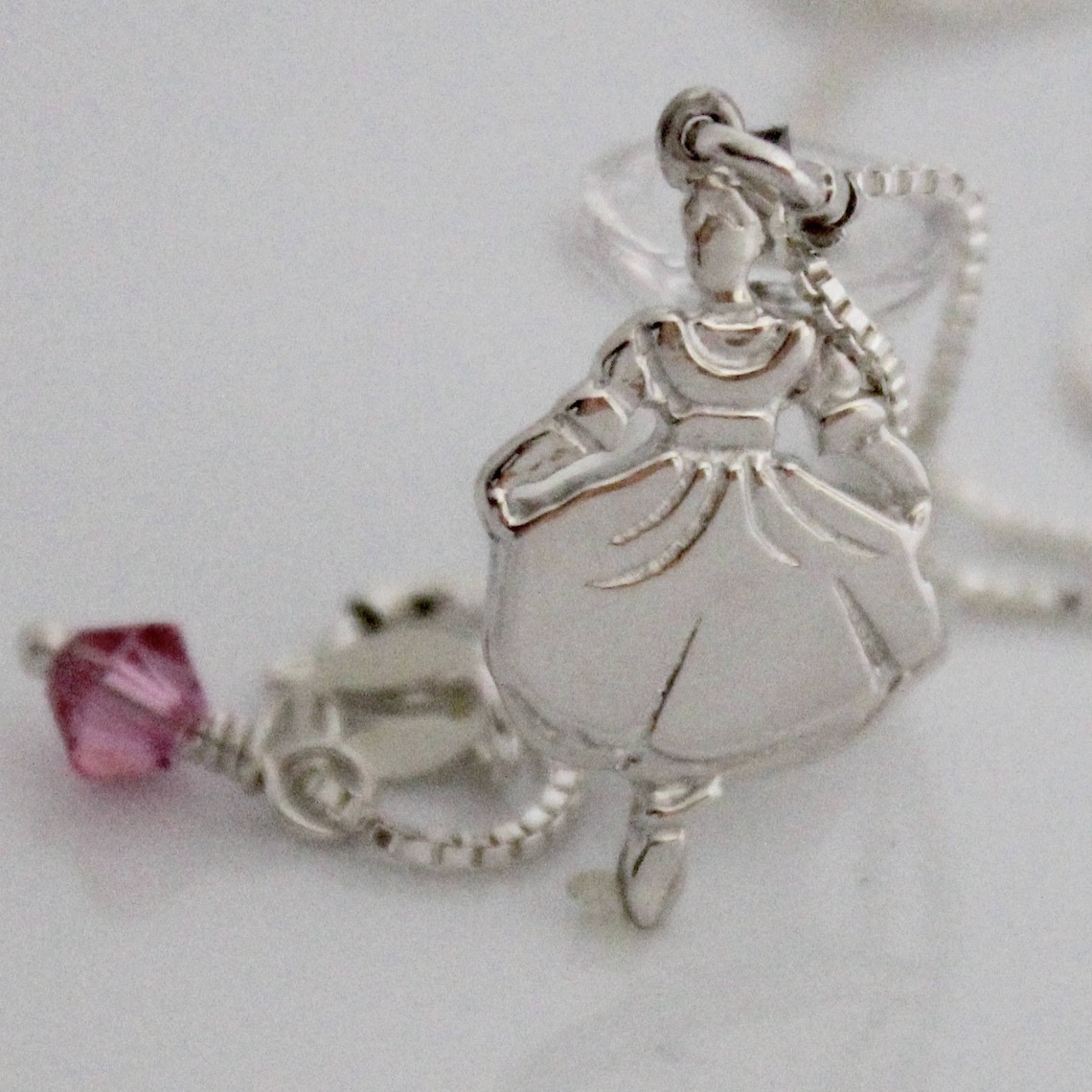 Nutcracker Ballet Jewelry, Nutcracker Girl Charm, Sterling Silver Girl