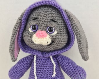 CROCHET PATTERN: Easter PJ Pals Bella Bunny