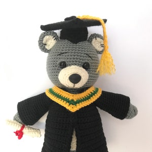 CROCHET PATTERN: Graduation Teddy / Amigurumi / Graduation Gift / Crochet Bear / Teddy Bear