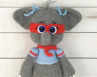 CROCHET PATTERN: Super Penelope Peanut Elephant