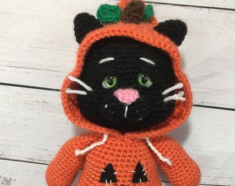 CROCHET PATTERN: PJ Pals Jack-o-Kitty