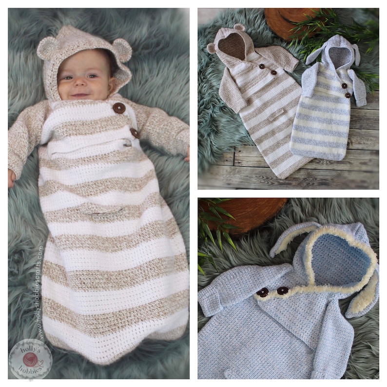 CROCHET PATTERN Baby Bunting Sack / Sleep Sack / Carseat Sack Etsy