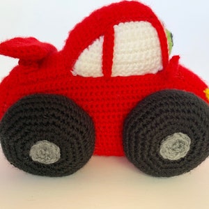 CROCHET PATTERN: Flash the Race Car / Amigurumi / Stuffed Car / Toy Car / Crochet Tutorial image 2