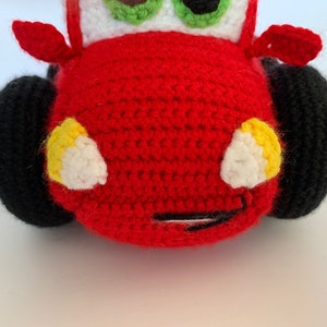 CROCHET PATTERN: Flash the Race Car / Amigurumi / Stuffed Car / Toy Car / Crochet Tutorial image 3