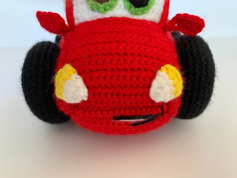 CROCHET PATTERN: Flash the Race Car / Amigurumi / Stuffed Car / Toy Car / Crochet Tutorial image 3