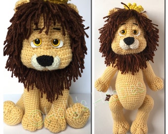 CROCHET PATTERN - Wonderful Wizard of Oz: Cowardly Lion