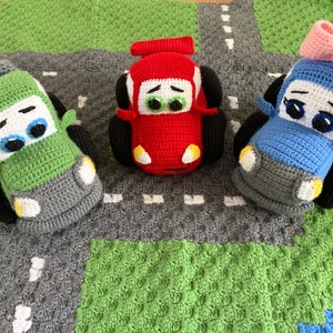 CROCHET PATTERN: Flash the Race Car / Amigurumi / Stuffed Car / Toy Car / Crochet Tutorial image 7