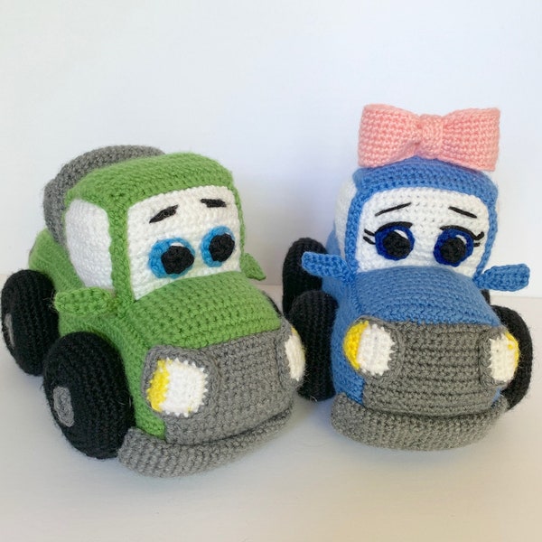 HAAKPATROON: Tonk & Tink Truck / Amigurumi / Truck Stuffie / Speelgoedauto / Speelgoedtruck