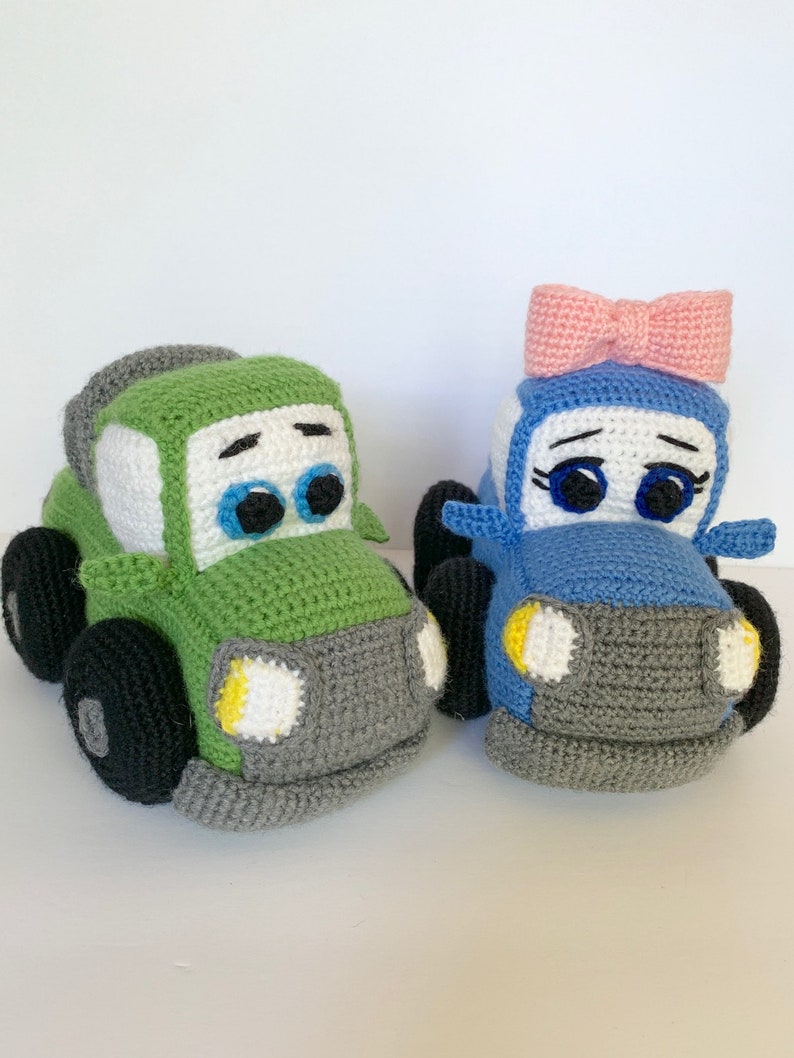 CROCHET PATTERN: Tonk & Tink Truck / Amigurumi / Truck Stuffie / Toy Car / Toy Truck image 1