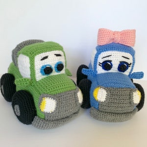 CROCHET PATTERN EBOOK: Vroomies Playset / Amigurumi / Toy Car / Toy Truck / Crochet Toys / Playmat / Crochet image 6