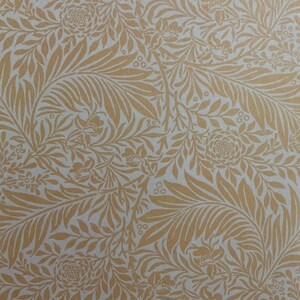 1 x papier jaune William Morris Art nouveau - journal indésirable - scrapbooking - fabrication de cartes - papier pour collage - créations en papier.