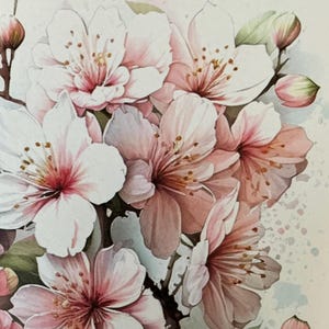 10 x papiers roses de fleur de pêcher - botaniste de journal indésirable - scrapbooking de jardiniers - fabrication de cartes - collage - kits d'artisanat en papier.