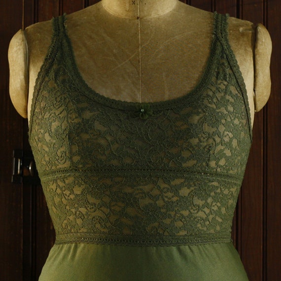 light green sheer maxi slip