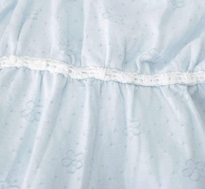 pastel blue Laurel Rose Country Woman plus size empire waist nightgown 2X