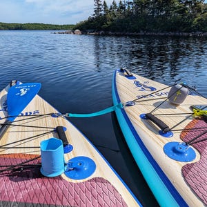 Otter Straps for Stand Up Paddle Boards - 18&quot; Turquoise