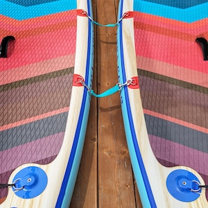 Otter Straps for Stand Up Paddle Boards - 12&quot; Turquoise