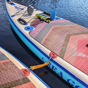 Otter Straps for Stand Up Paddle Boards - 12&quot; Yellow