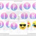 Printable Pastel Emoji Happy Birthday Banner, Emoji Birthday Party ...