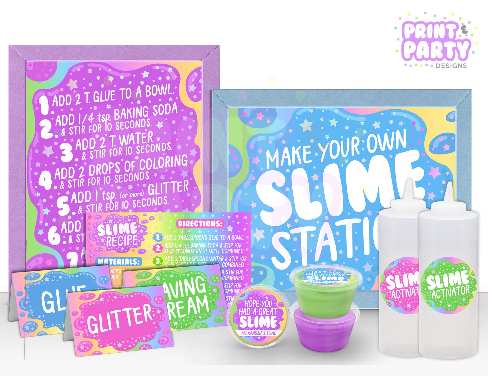 Ozbsp Mega Slime Kit. DIY Slime Making Kit for Boys & Girls