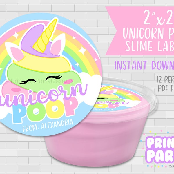 Unicorn Slime - Etsy