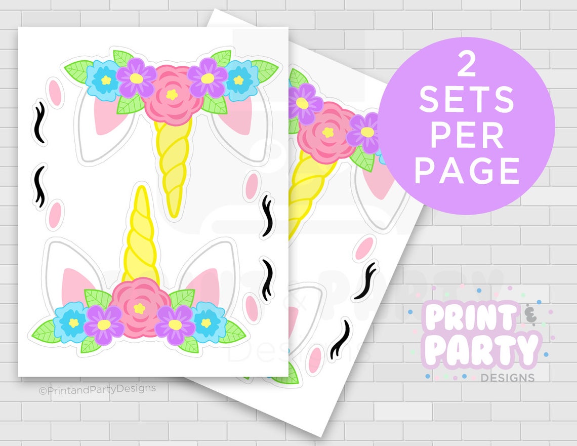 Printable Unicorn Party Favor Bags Rainbow Unicorn Party - Etsy Canada