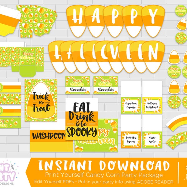 Candy Corn Printable - Etsy
