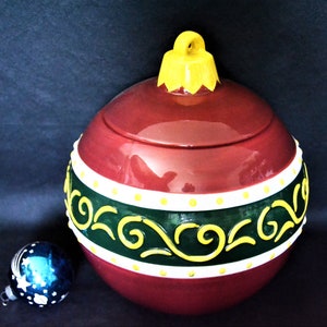 Vintage Christmas Bulb Cookie Jar