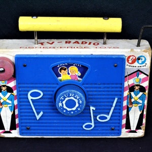 Vintage Toy Radio from Fisher Price - Jack and Jill