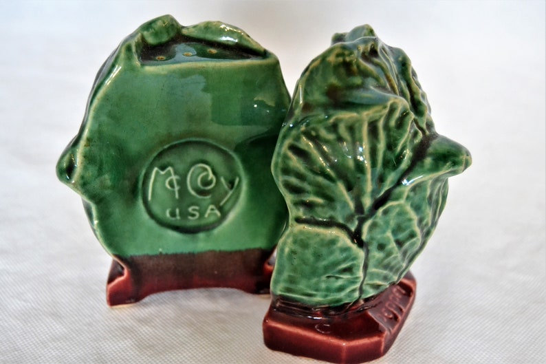 McCoy Cabbage Salt and Pepper Shakers Etsy