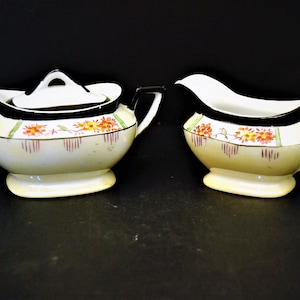 Vintage Sugar and Creamer from Trico