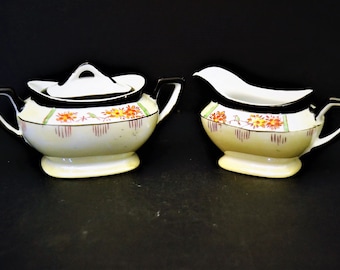 Vintage Sugar and Creamer from Trico