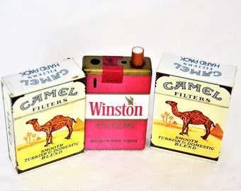Vintage Advertising Lighters, Tobacco Memorabilia