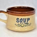 Tasse à soupe vintage en grès