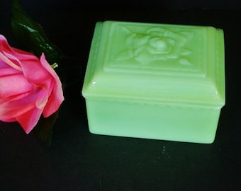 Jadeite Jewelry Trinket Box