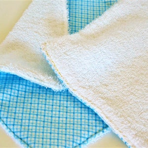 Baby Blue Washcloths - Hand Crafted