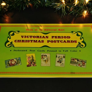Vintage Rare Victorian Period Christmas Postcards