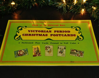 Vintage Rare Victorian Period Christmas Postcards