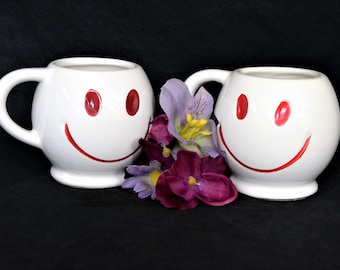Smiley Face Coffee Mug from McCoy Pottery