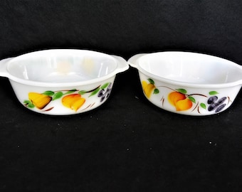 Gay Fad Casserole Dishes from Anchor Hocking Fire King