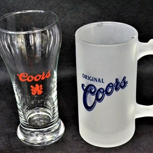 Vintage Coors Beer Glasses
