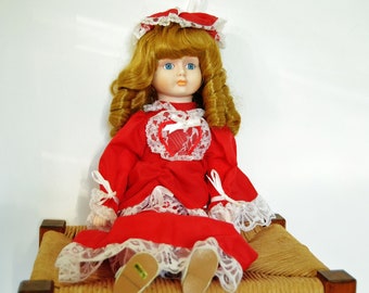 Vintage Eighteen Inch Porcelain Doll