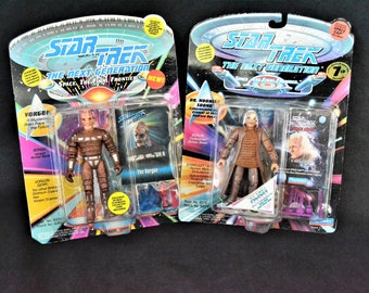 Vintage Star Trek Next Generation Action Figurines