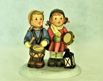 Goebel Hummel Figurine, Drumming For Joy, Berta Hummel