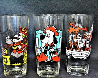 Harvey Cartoon Glasses from Arby's Collector Series