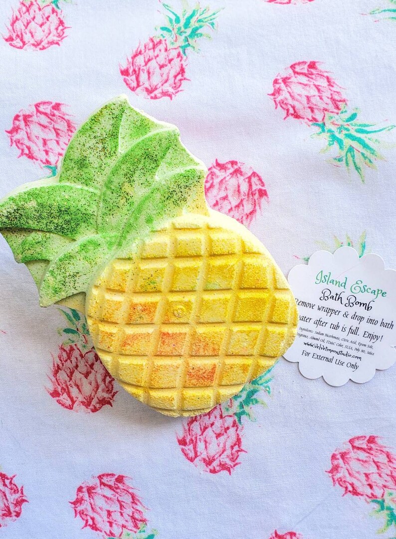 Pineapple Bath Bomb Gift for Teens Bath Bombs for Kids Etsy