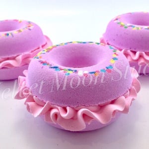 Donut Bath Bomb Donut Party Favors Happy Birthday Gift image 4