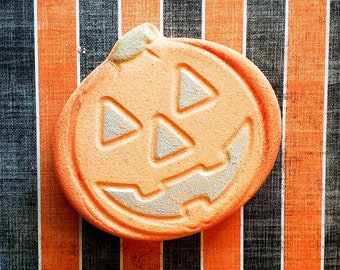 Pumpkin Bath Bomb: Halloween Treat, Pink or Orange