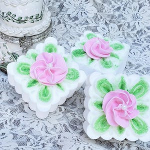 Tea Cake Bath Bomb Favors: Petit Fours, Tea Party Decor